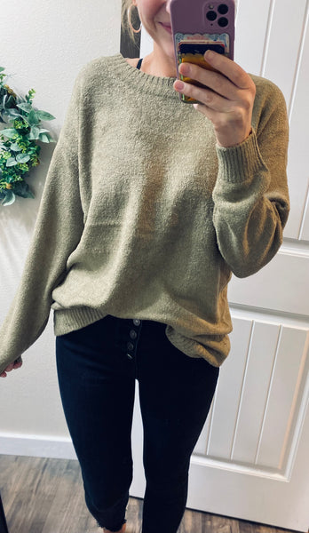 Deep Olive Sweater