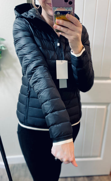 Black Puff Jacket