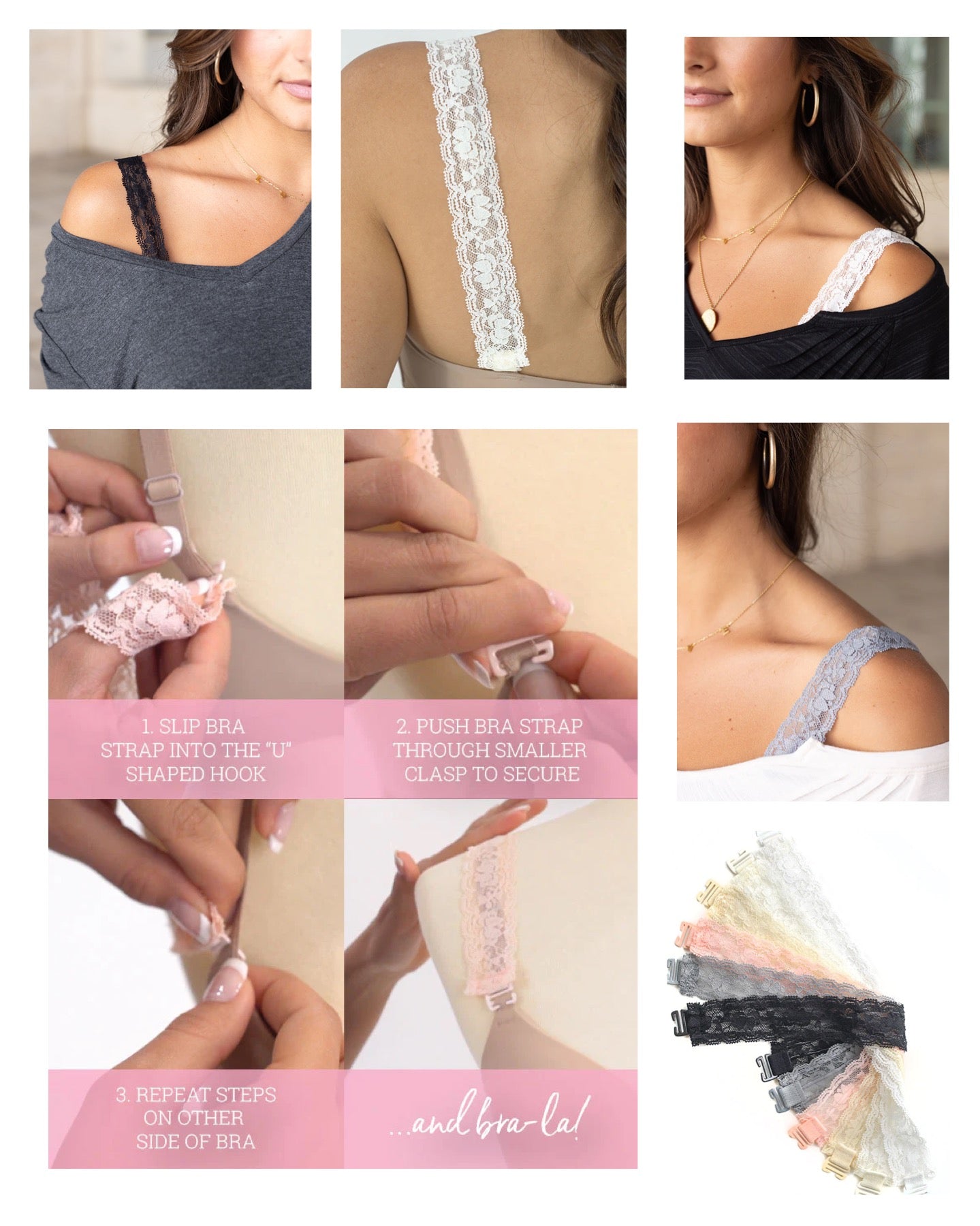 Bra strap covers deals