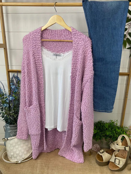 Fuzzy Spring Cardigans