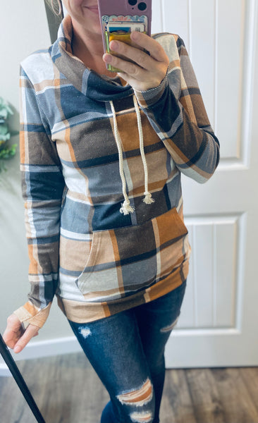 Ampersand Ave. Fall Check Cowlneck