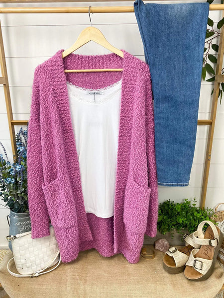 Fuzzy Spring Cardigans