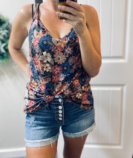 V-Neck Floral Cami