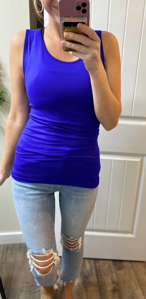Crew Neck Sleeveless Smoothing Cami
