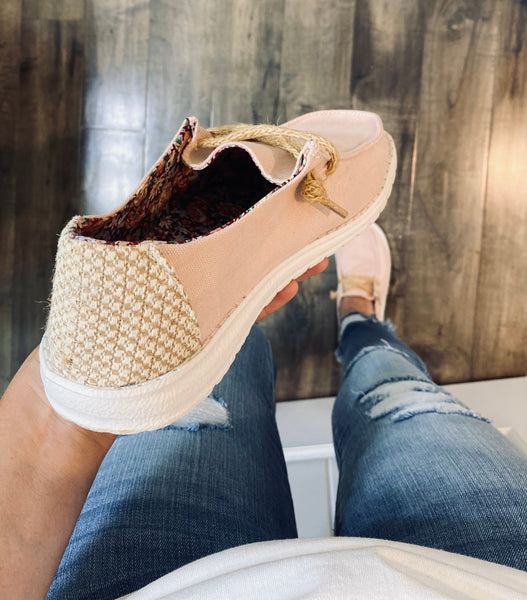 Blush Beach Slip On Shoes