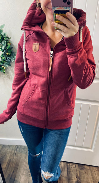 Rhubarb Full Zip Wanakome