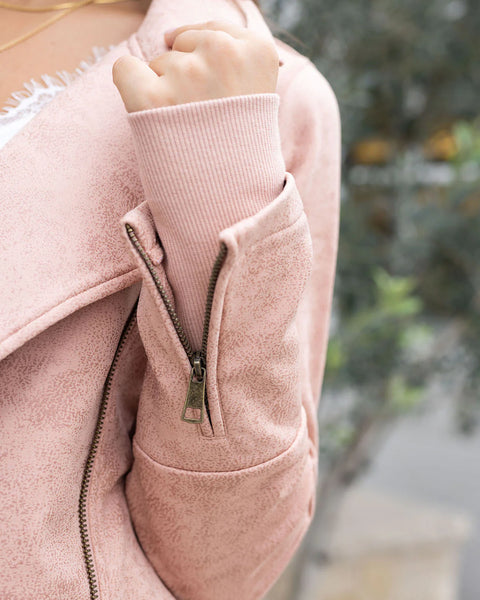 Blush Moto Jacket