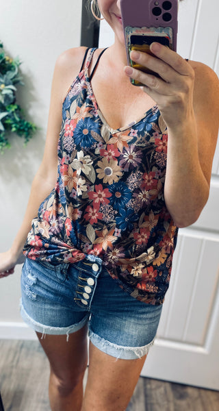 V-Neck Floral Cami