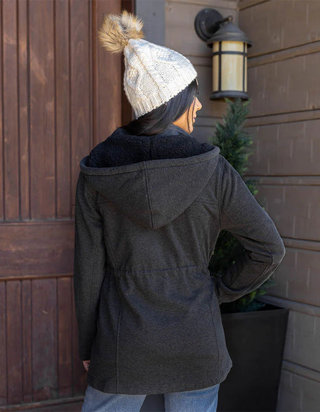 Charcoal or Olive Utility Jacket