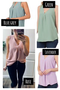 V Sleeveless Top