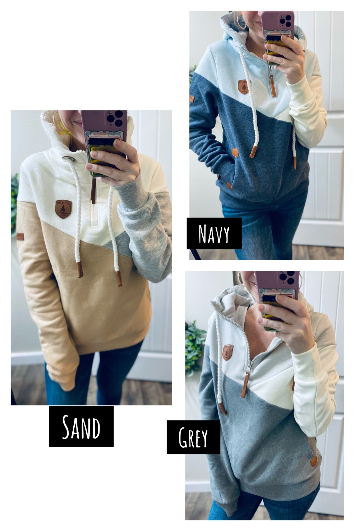 1/4 Zip Wanakome Hoodie