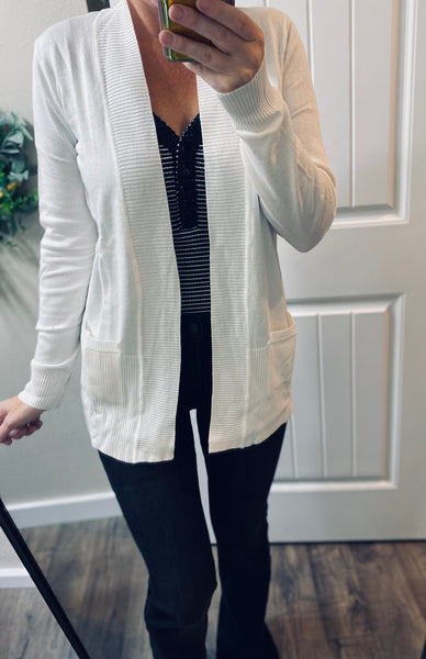 Ribbed Cardigan