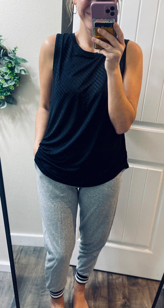 Heather Grey Varsity Joggers