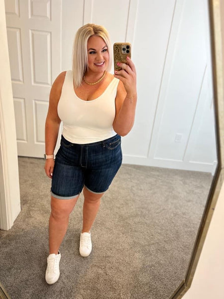 Judy Blue Denim Biker Shorts
