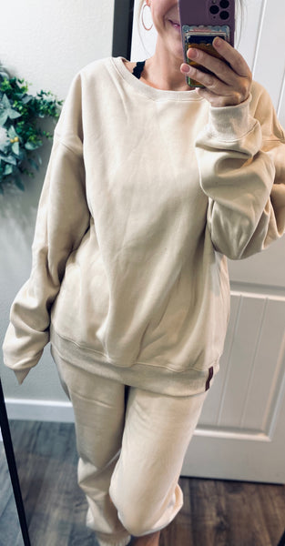 Ampersand Fleece Pullover/Joggers