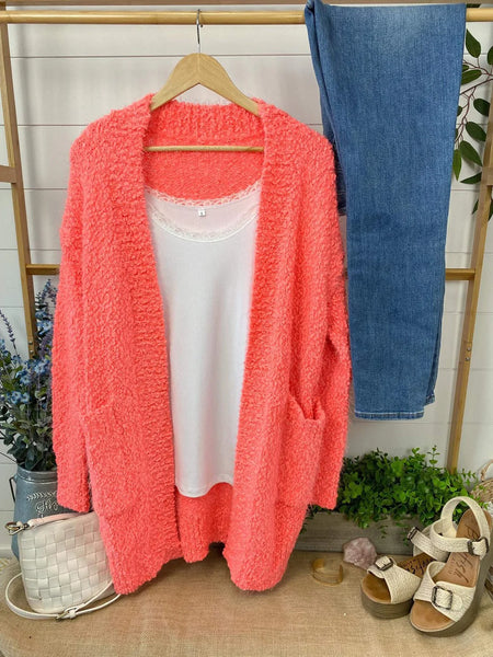 Fuzzy Spring Cardigans