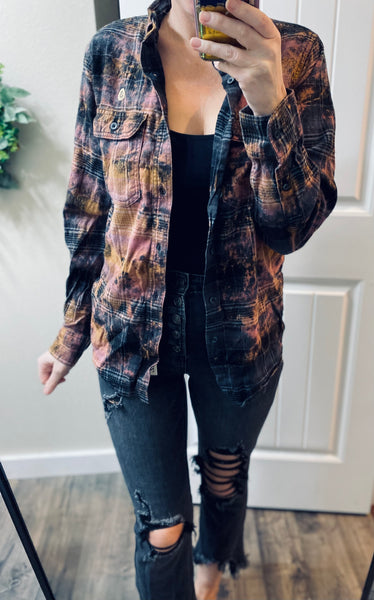 Black Wash Buttonfly Raw Hem Distressed Crop Denim