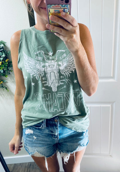 Light Olive Dreamer Tank