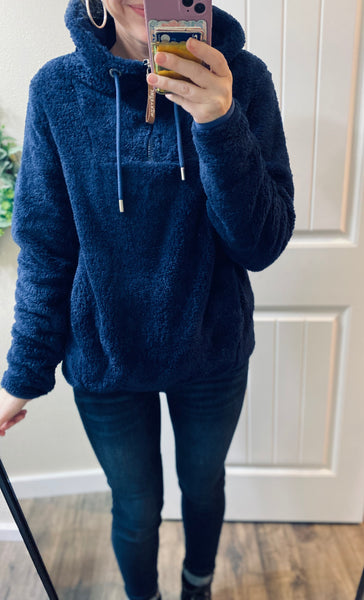 Fleece 1/2 ZIp Wanakome Hoodie