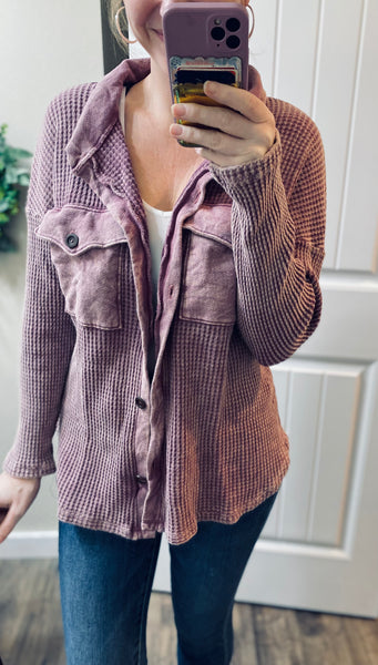 Vintage Wash Button Up
