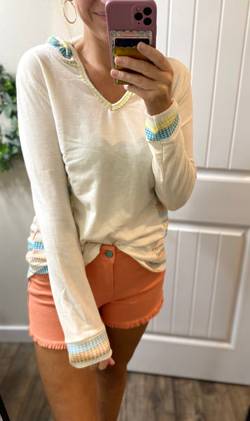 Beach Hoodie with Accent