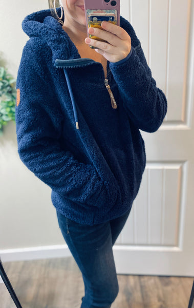 Fleece 1/2 ZIp Wanakome Hoodie