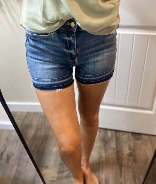 Judy Blue MR Release Hem Shorts
