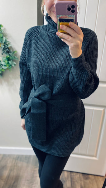 Charcoal Sweater Tunic
