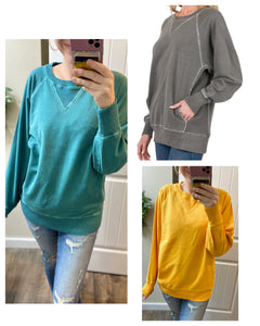 Spring Mineral Wash Pullovers