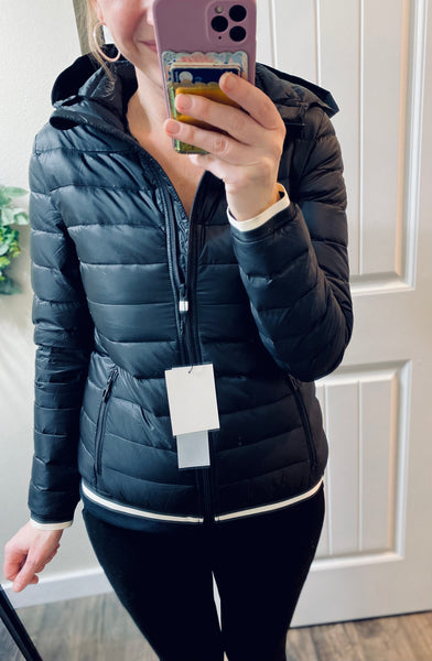 Black Puff Jacket