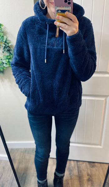 Fleece 1/2 ZIp Wanakome Hoodie