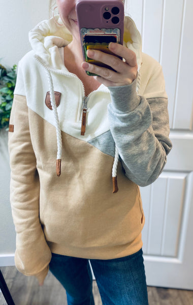 1/4 Zip Wanakome Hoodie