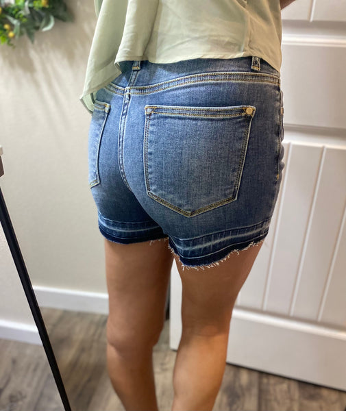 Judy Blue MR Release Hem Shorts