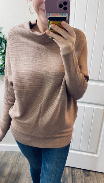 Slouchy Ribbed Sweater