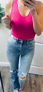 Seamless Bodysuit in Pink