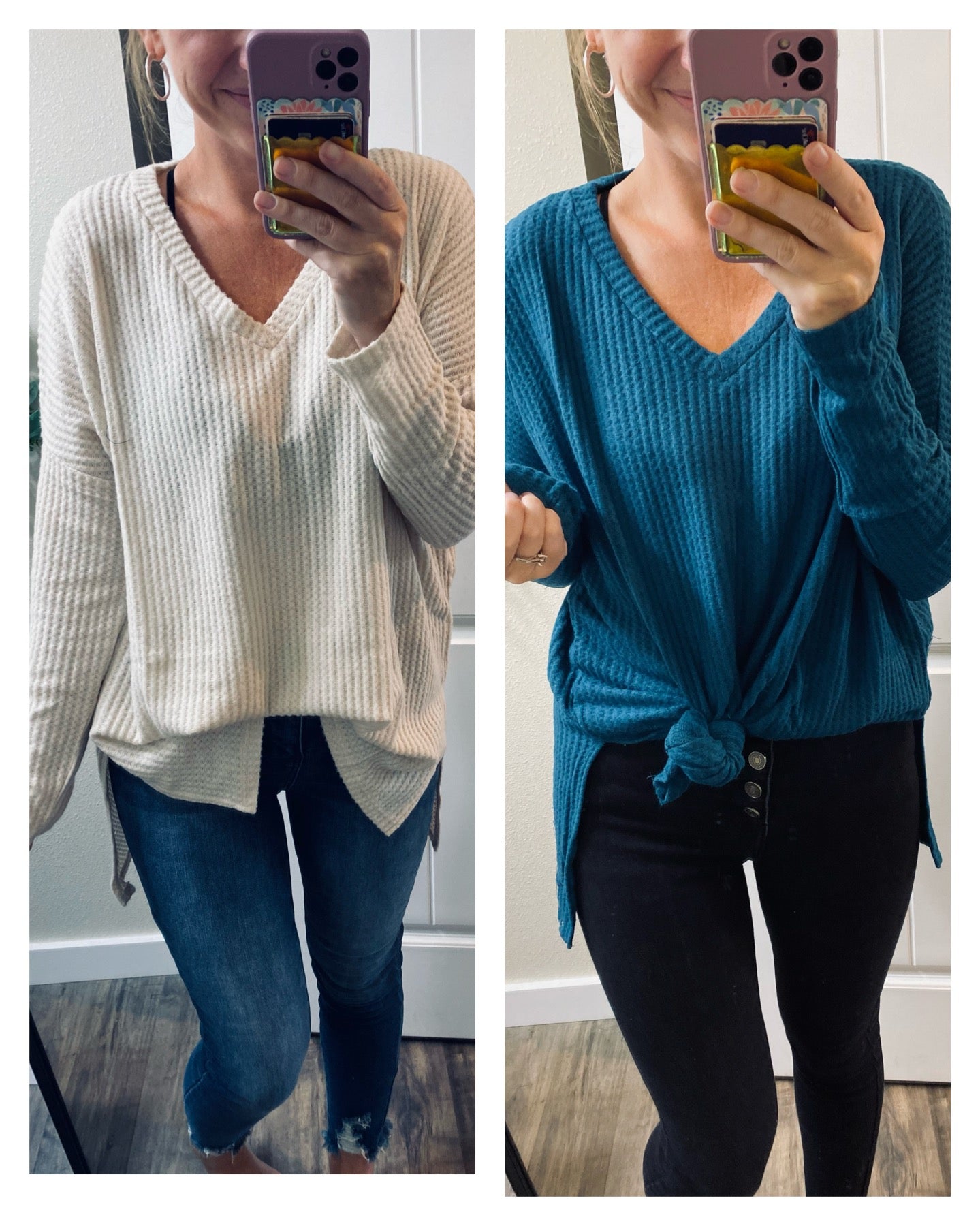 Waffleknit Long Sleeve