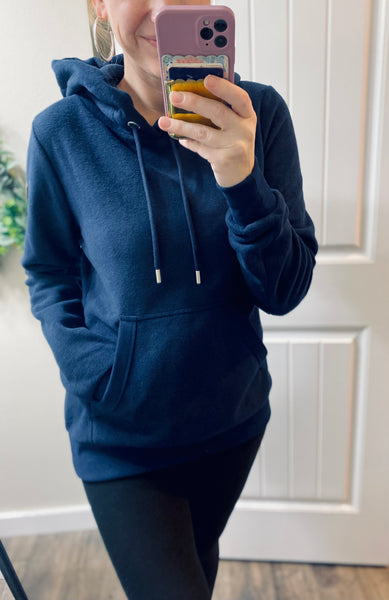 Preorder Navy Wanakome Fleece Pullover