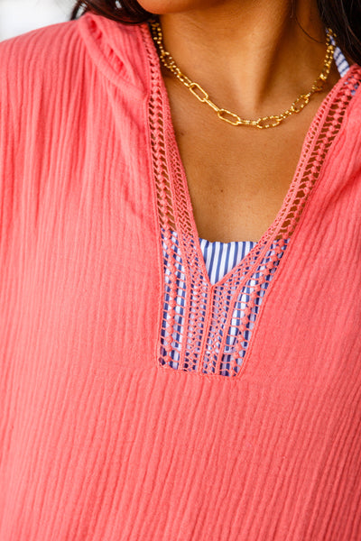 Coral Beach Pullover