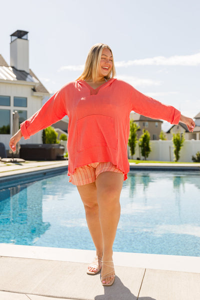 Coral Beach Pullover