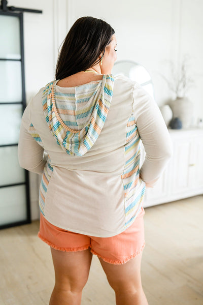 Beach Hoodie with Accent
