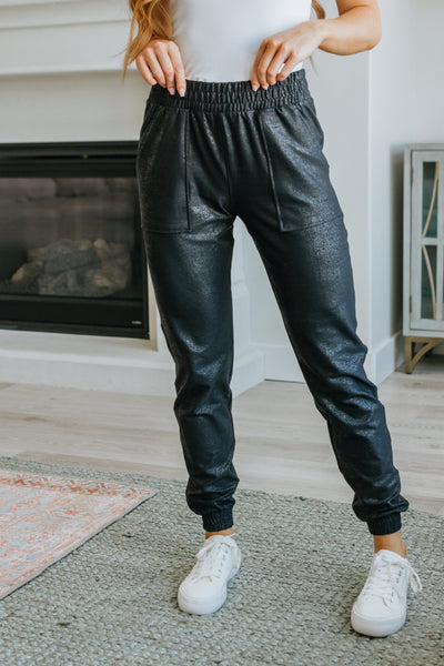 Black Pebble Joggers