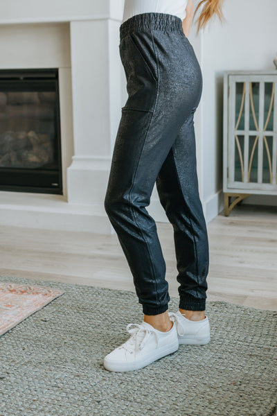 Black Pebble Joggers