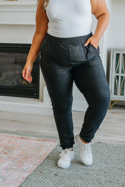 Black Pebble Joggers