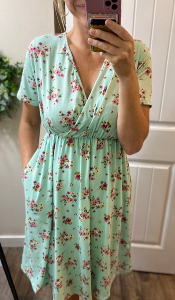 Faux Wrap Dresses