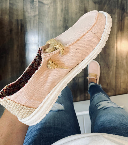 Blush Beach Slip On Shoes