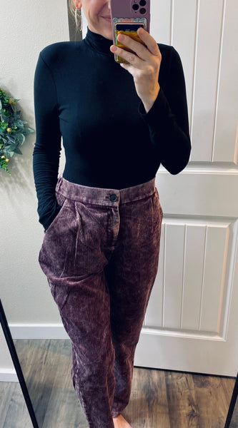 Mineral Wash Corduroy Pants