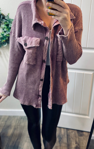 Vintage Wash Button Up