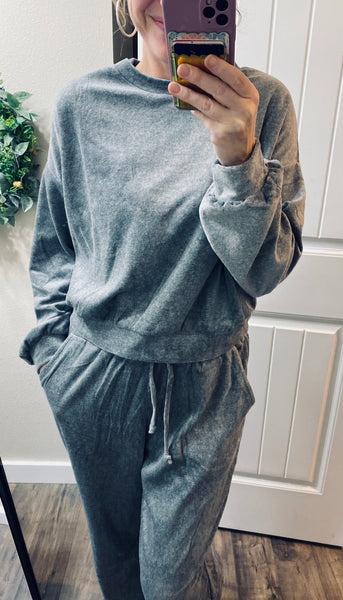 Velour Lounge Outfit
