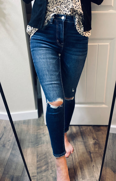 Distressed Knee Denim