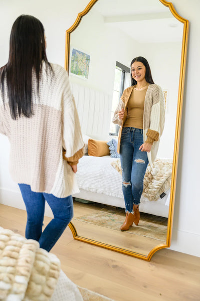 Carry On For Love Color Block Knit Cardigan
